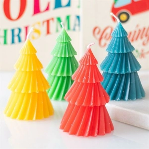 Set of 4 Colourful Chri..