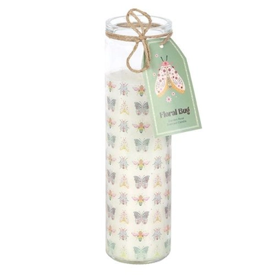 Floral Bug Garden Rose Tube Candle Floral Bug Garden Rose Tube Candle
