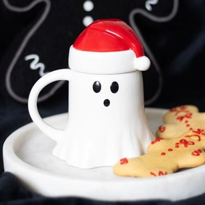 Ghost Shaped Mug with S..