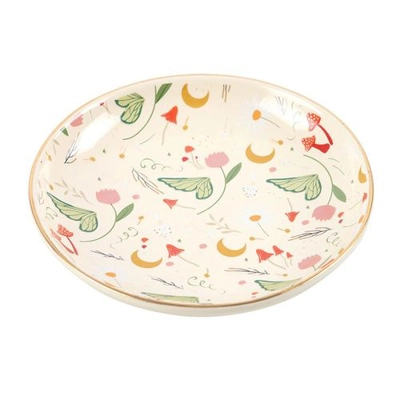 Fairy Folklore Print Trinket Dish Fairy Folklore Print Trinket Dish
