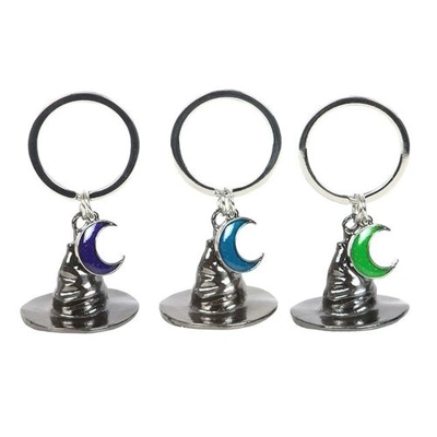 Set of 3 Coven Sisters Witch Hat Keyrings Set of 3 Coven Sisters Witch Hat Keyrings