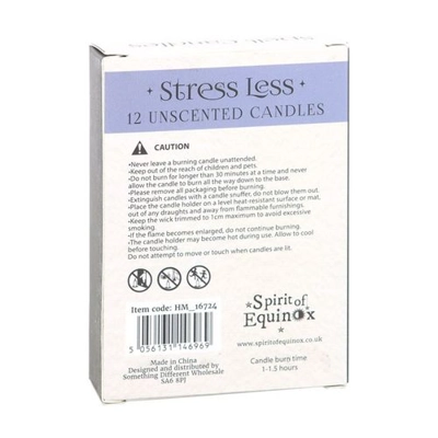 Pack of 12 Stress Less Spell Candles Pack of 12 Stress Less Spell Candles