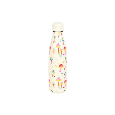 Funky Fungi Mushroom Print Metal Water Bottle Funky Fungi Mushroom Print Metal Water Bottle