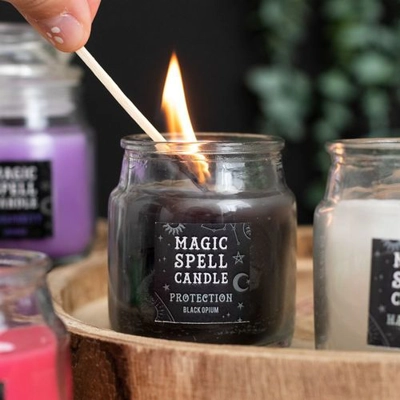 Opium 'Protection' Spell Candle Jar Opium 'Protection' Spell Candle Jar