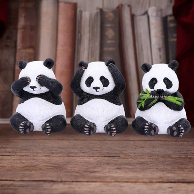 Three Wise Pandas 8.5cm Three Wise Pandas 8.5cm