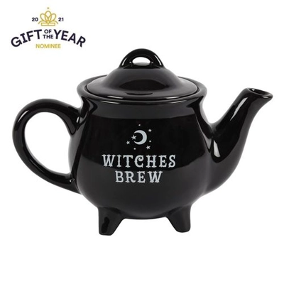 Witches Brew Black Ceramic Tea Pot Witches Brew Black Ceramic Tea Pot