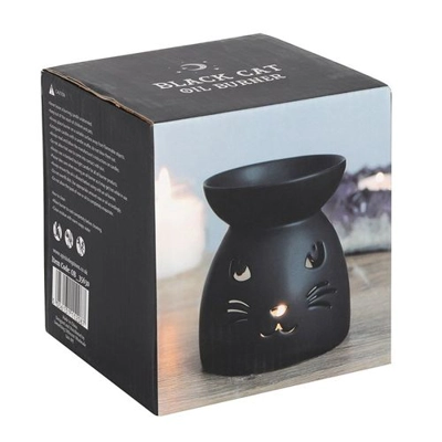 Black Cat Cut Out Oil Burner and Wax Warmer Black Cat Cut Out Oil Burner and Wax Warmer
