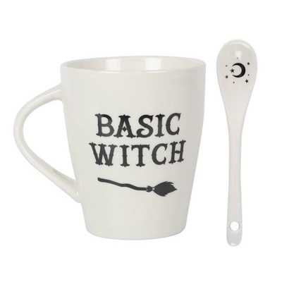Basic Witch Mug and Spoon Set Basic Witch Mug and Spoon Set