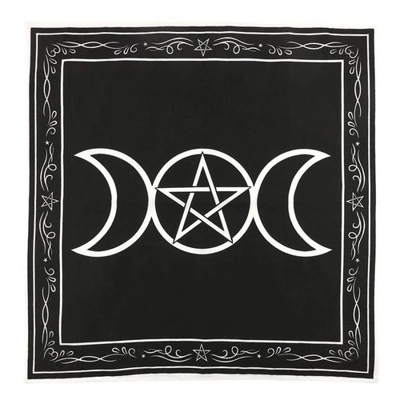 70x70cm Triple Moon Altar Cloth 70x70cm Triple Moon Altar Cloth