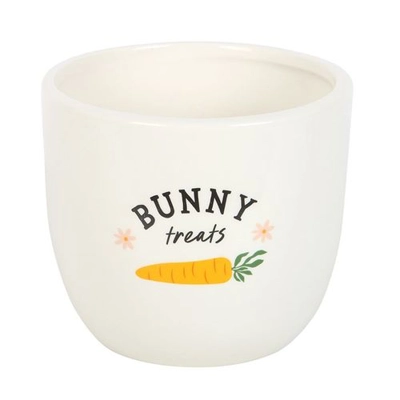 Bunny Treats Ceramic Pot Bunny Treats Ceramic Pot