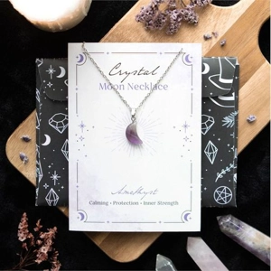 Amethyst Crystal Moon N..