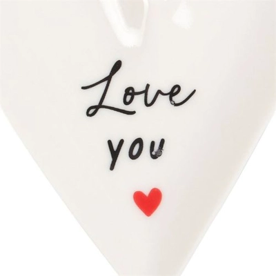 Love You Heart Trinket Dish Love You Heart Trinket Dish