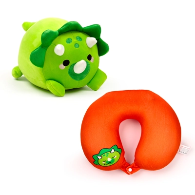 2-in-1 Swapseazzz Travel Pillow and Plush Toy - Huck the D.. 2-in-1 Swapseazzz Travel Pillow and Plush Toy - Huck the D..