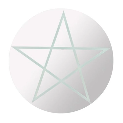 Round Pentagram Mirror Round Pentagram Mirror