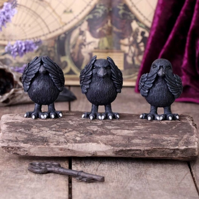 Three Wise Ravens 8.7cm Three Wise Ravens 8.7cm
