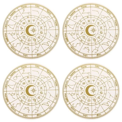 Astrology Wheel Coaster Set Astrology Wheel Coaster Set