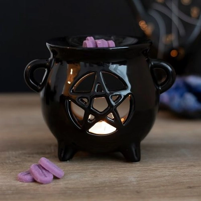 Pentagram Cauldron Oil Burner Pentagram Cauldron Oil Burner