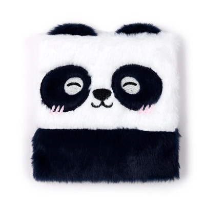Fluffy Plush Notebook - Adoramals Panda Fluffy Plush Notebook - Adoramals Panda
