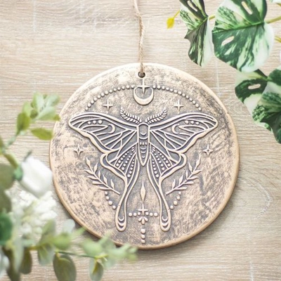 Luna Moth Terracotta Plaque Luna Moth Terracotta Plaque