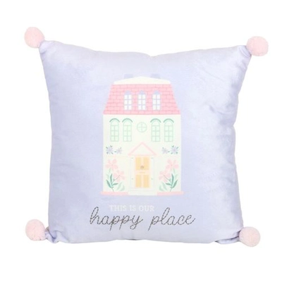 35cm Square This Is Our Happy Place Square Cushion 35cm Square This Is Our Happy Place Square Cushion