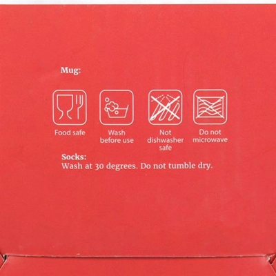 Rudolph Reindeer Mug and Socks Set Rudolph Reindeer Mug and Socks Set