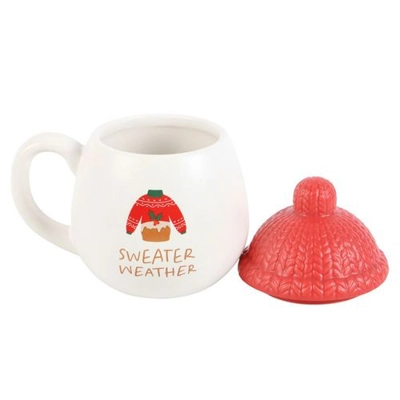 Sweater Weather Lidded Mug Sweater Weather Lidded Mug
