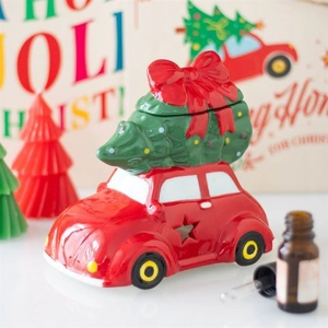 Car with Christmas Tree..