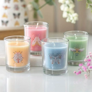 Set of 4 Floral Bug Man..