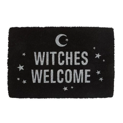 Black Witches Welcome Doormat Black Witches Welcome Doormat
