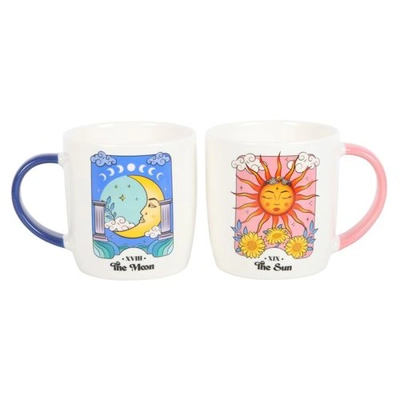Sun and Moon Celestial Mug Set Sun and Moon Celestial Mug Set