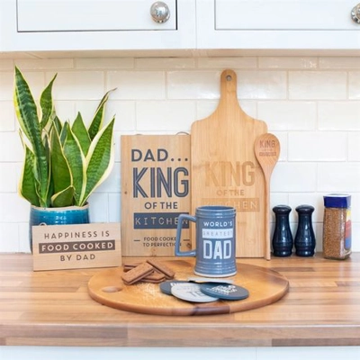 King of the Kitchen Bamboo Chopping Board King of the Kitchen Bamboo Chopping Board