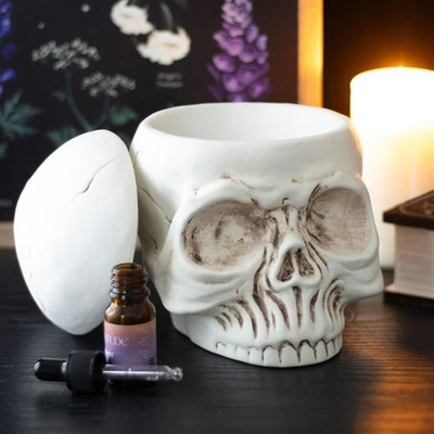 Weathered Skull Oil Burner and Wax Warmer Weathered Skull Oil Burner and Wax Warmer