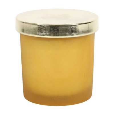 Solar Plexus Chakra Lemon Crystal Chip Candle Solar Plexus Chakra Lemon Crystal Chip Candle