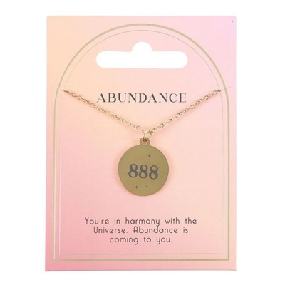 888 Angel Number Abundance Necklace 888 Angel Number Abundance Necklace