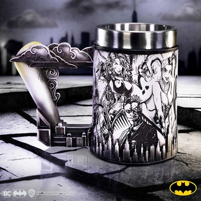 Batman Super Villains Comic Strip Collectible Tankard 15.5cm Batman Super Villains Comic Strip Collectible Tankard 15.5cm