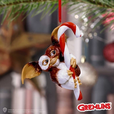 Gremlins Gizmo Candy Cane Hanging Ornament 11cm Gremlins Gizmo Candy Cane Hanging Ornament 11cm