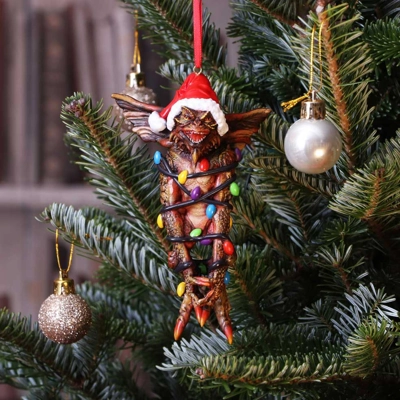 Gremlins Mohawk in Fairy Lights Hanging Ornament Gremlins Mohawk in Fairy Lights Hanging Ornament