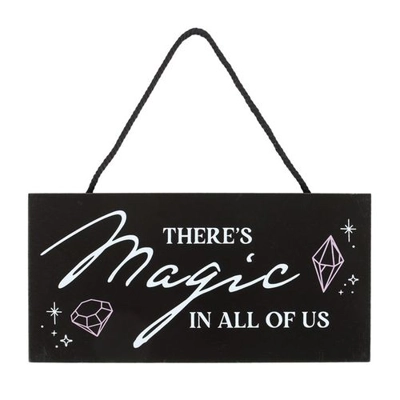 There's Magic in All of Us Witchy Hanging Sign There's Magic in All of Us Witchy Hanging Sign