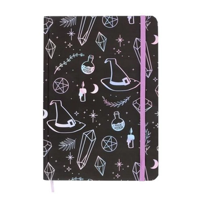 Crystal Witch Print A5 Notebook Crystal Witch Print A5 Notebook