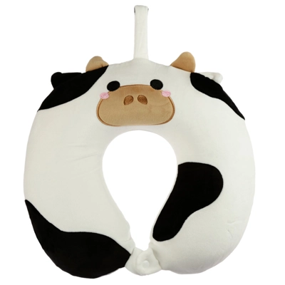 Relaxeazzz Plush Memory Foam Travel Pillow - Cow Relaxeazzz Plush Memory Foam Travel Pillow - Cow