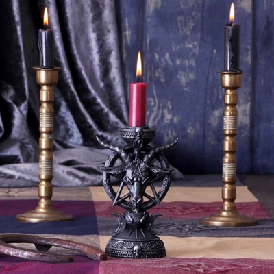 Light of Baphomet Candle Holder 15.5cm Light of Baphomet Candle Holder 15.5cm