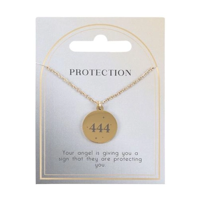 444 Angel Number Protection Necklace 444 Angel Number Protection Necklace