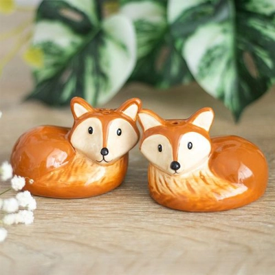Fox Salt and Pepper Shakers Fox Salt and Pepper Shakers