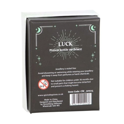 Luck Green Aventurine Crystal Chip Potion Bottle Necklace Luck Green Aventurine Crystal Chip Potion Bottle Necklace