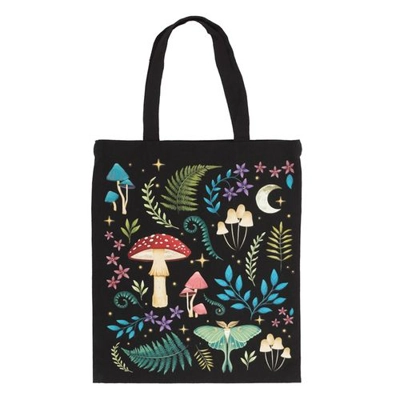 Dark Forest Print Polycotton Tote Bag Dark Forest Print Polycotton Tote Bag