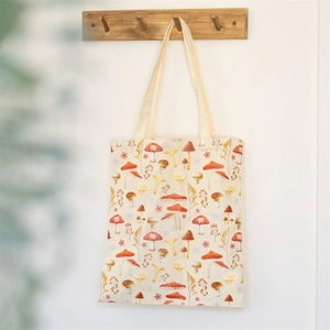 Mushroom Print Polycott..