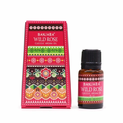Banjara Indian Fragrance Oil 10ml - Wild Rose Banjara Indian Fragrance Oil 10ml - Wild Rose