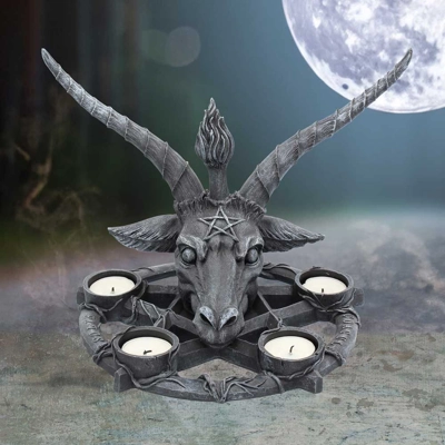 Baphomet Candle Holder 27.5cm Baphomet Candle Holder 27.5cm