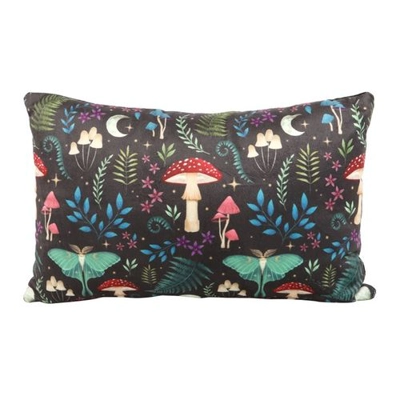 40cm Rectangular Dark Forest Print Cushion 40cm Rectangular Dark Forest Print Cushion
