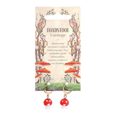 Toadstool Dangle Earrings Toadstool Dangle Earrings
